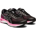 Asics Gel Cumulus 21 black/pink Cushioning Running Shoes Women